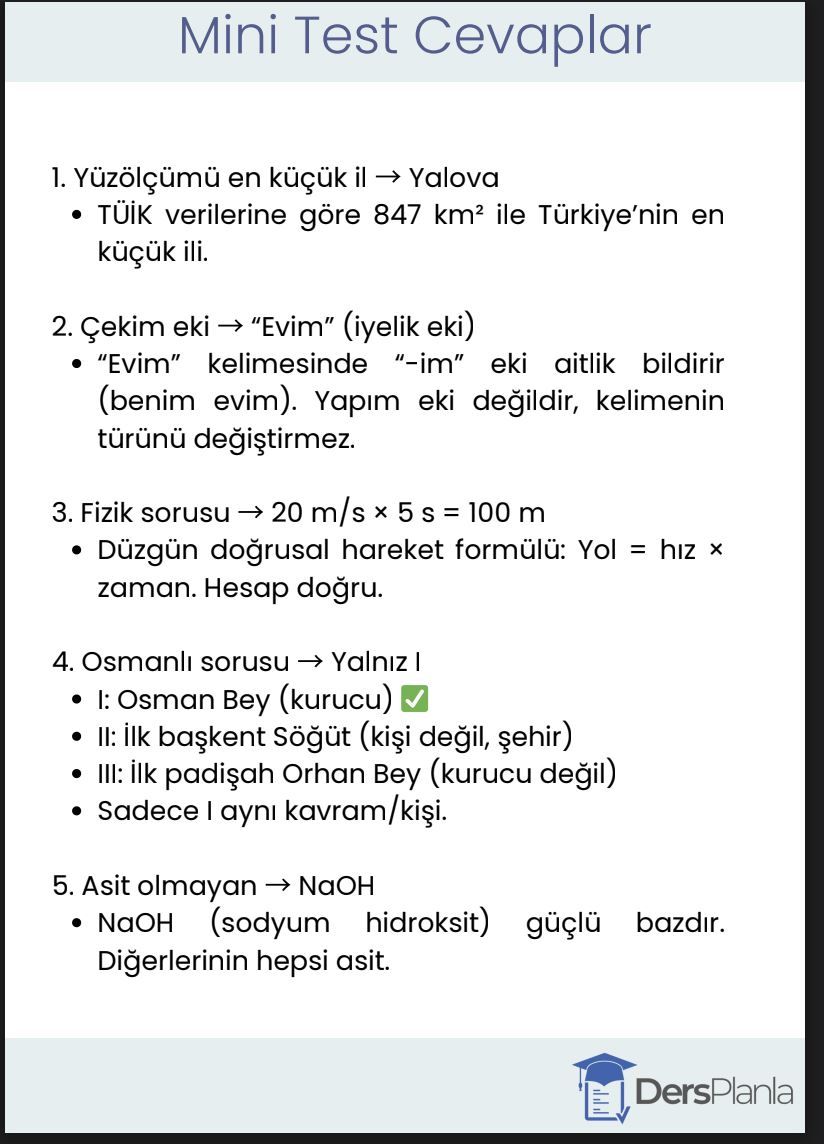 Günün Mini Testi Cevap Anahtari-1